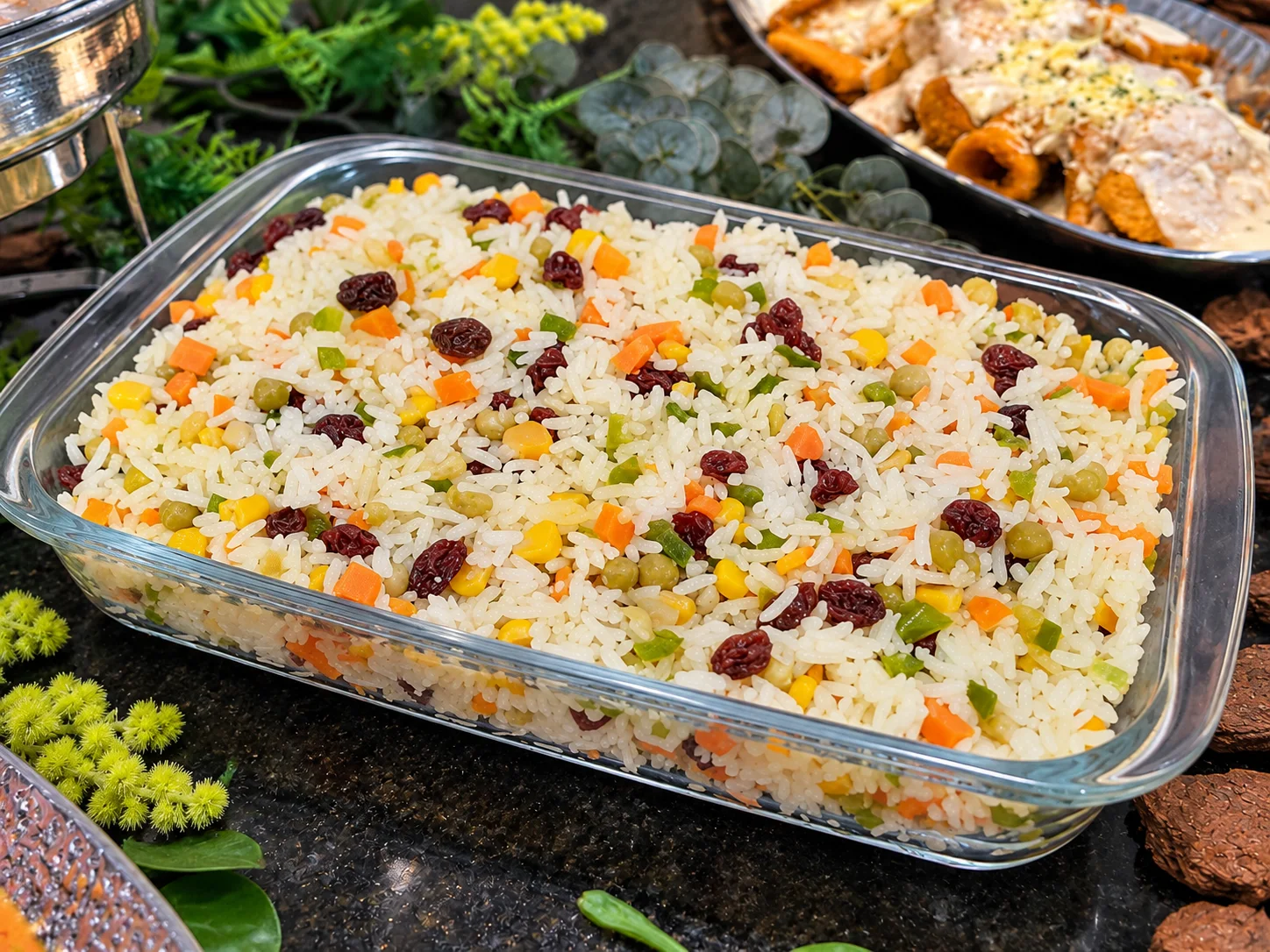 Arroz à grega — foto do Buffet André Melo