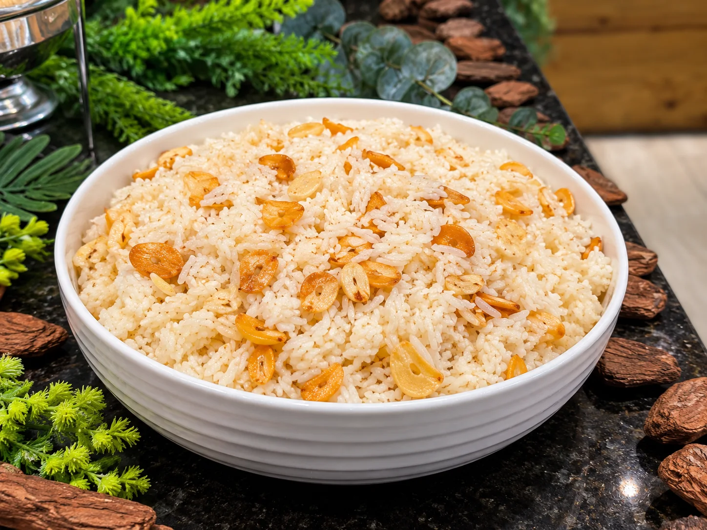 Arroz natalino — foto do Buffet André Melo